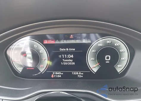 2022 Audi A4 Premium Plus 45 Tfsi S Line Quattro S Tronic из США, поврежденный, VIN WAUEAAF43NN012105